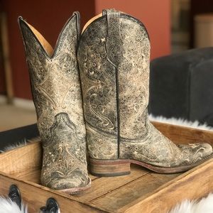 Circle G Narrow Square Toe Cowgirl Boots